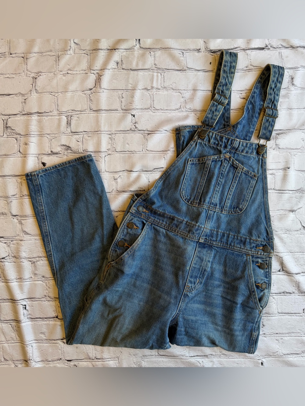 Old Navy Denim Overalls Coveralls Women's Size 2 Utility Chore Work Clothes